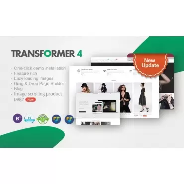 قالب Transformer PrestaShop Theme 4.5.0- قالب ترنسفرمر برای پرستاشاپ