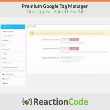 ماژول Premium Google Tag Manager 2.5.0 - ادغام گوگل تگ منیجر در پرستاشاپ