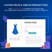 ماژول Custom fields & tabs on product page 2.1.5 - فیلدها و تب‌های سفاری پرستاشاپ برای صفحه محصول
