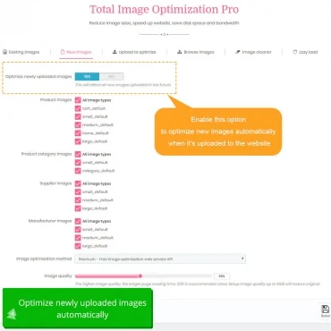 ماژول Total Image Optimization Pro 2.2.3- ماژول فشرده سازی تصاویر پرستاشاپ