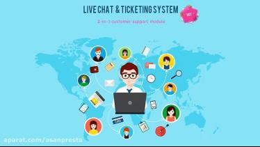 Live Chat and Ticketing System Module